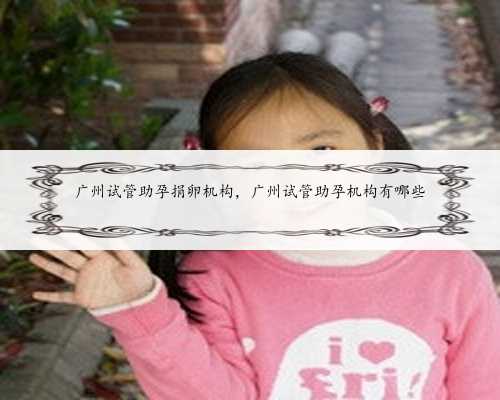 广州试管助孕捐卵机构，广州试管助孕机构有哪些